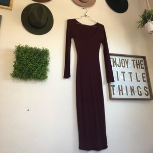 Long skin tight dress